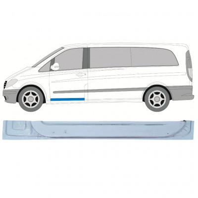 Sisäinen etuoven korjausosa varten Mercedes Vito 2003-2014 / Vasen 12643