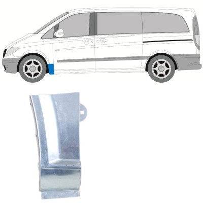 Etulokasuojan korjauspelti varten Mercedes Vito W639 2003-2014 / Vasen 16810