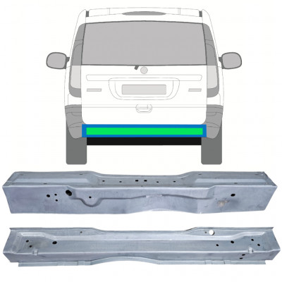 Sisäinen ja ulkoinen takaosan korjauspaneeli varten Mercedes Vito 2003-2014 / Sarja 12561