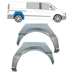 Takalokasuoja korjaussarja varten Mercedes Vito W639 2003-2014 / Vasen / Oikea / Vasen+Oikea / Sarja 12917