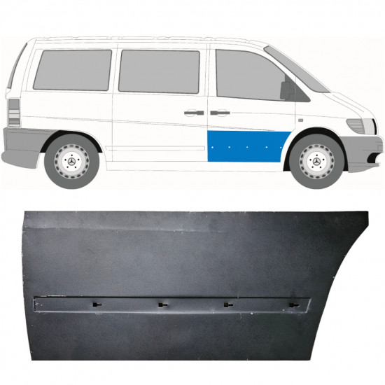 Etuoven korjausosa varten Mercedes Vito 1996-2003 / Oikea 11996