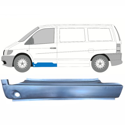 Helmapelti etuoven alle varten Mercedes Vito I W638 1996-2003 / Vasen 8832