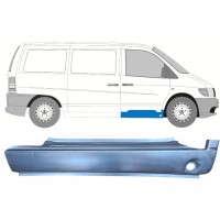 Etuoven kynnys varten Mercedes Vito I W638 1996-2003 / Oikea 8831