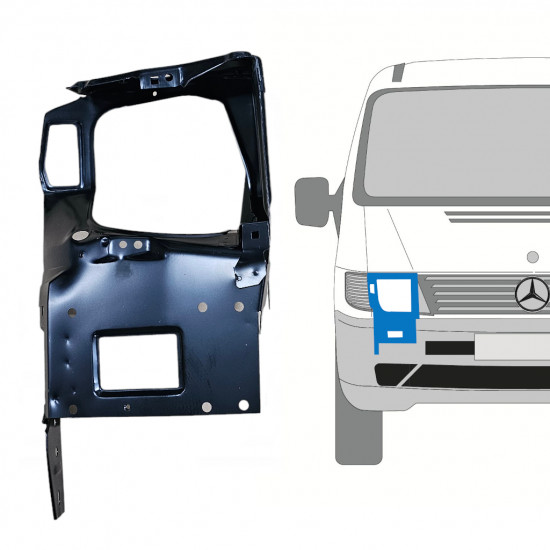 Ajovalon kiinnike varten Mercedes Vito 1996-2003 / Oikea 11904