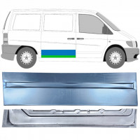 Sisäinen ja ulkoinen Liukuoven korjauspaneeli varten Mercedes Vito 1996-2003 / Oikea / Sarja 12048