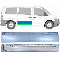 Sisäinen ja ulkoinen Liukuoven korjauspaneeli varten Mercedes Vito 1996-2003 / Oikea / Sarja 12047