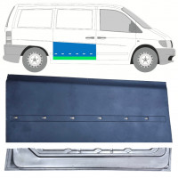 Sisäinen ja ulkoinen Liukuoven korjauspaneeli varten Mercedes Vito 1996-2003 / Oikea / Sarja 12049