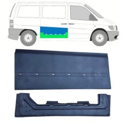 Sisäinen ja ulkoinen Liukuoven korjauspaneeli varten Mercedes Vito I W638 1996-2003 / Oikea / Sarja 11993