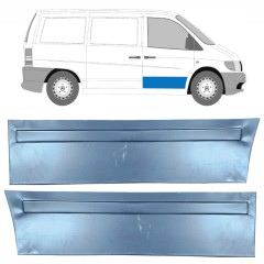 Etuoven ulompi korjausosa varten Mercedes Vito I W638 1996-2003 / Vasen+Oikea / Sarja 9788