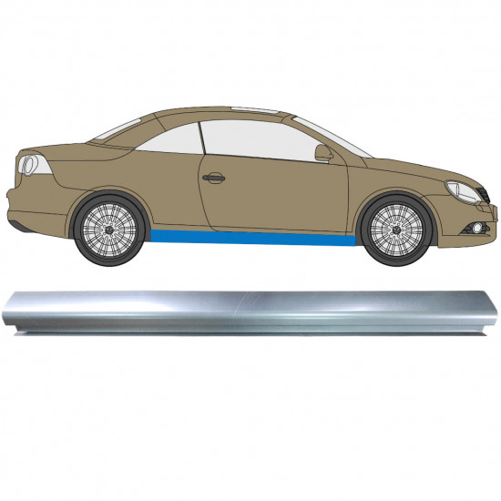 Kynnyspelti korjauspaneeli varten Volkswagen EOS 2006-2015 7342