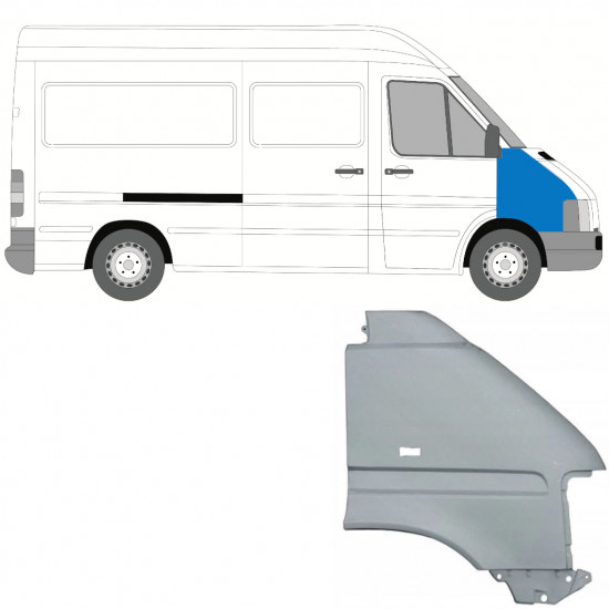 Etulokasuoja varten Volkswagen LT 1996-2005 / Oikea 8958