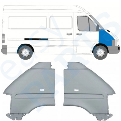 Etulokasuoja varten Volkswagen LT 1996-2005 / Vasen+Oikea / Sarja 9742