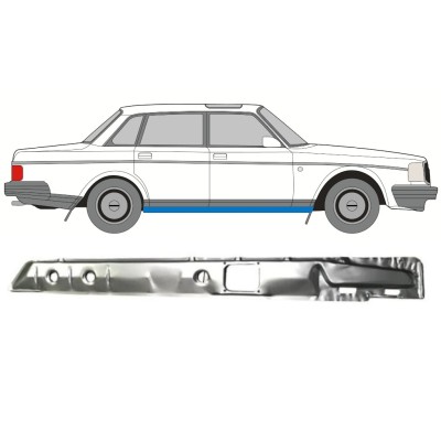 Kynnys sisäosa varten Volvo 240 1975-1993 / Oikea 16109