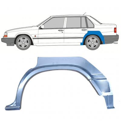 Takalokasuoja korjaussarja varten Volvo 940 1990-1998 / Vasen /  8294