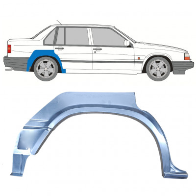 Takalokasuoja korjaussarja varten Volvo 940 1990-1998 / Oikea /  8293