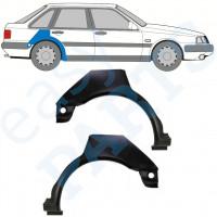 Takalokasuoja korjaussarja varten Volvo 440 460 1988-1997 / Vasen+Oikea / Sarja 10453