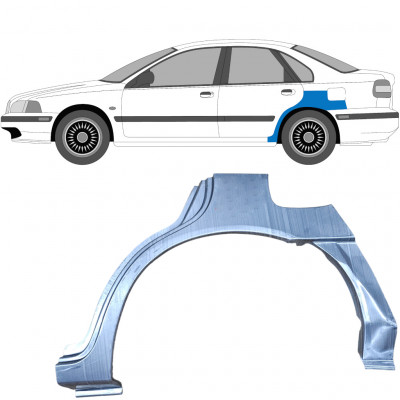 Takalokasuoja korjaussarja varten Volvo S40 / V40 1995-2004 / Vasen 5622