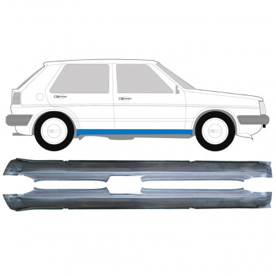 Kynnyspelti korjauspaneeli varten VW Golf 2 1982- / Vasen+Oikea / Sarja 9607