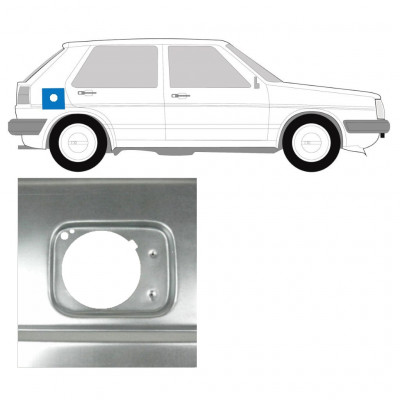 Polttoaineen täyttöaukon korjauspaneeli varten VW Golf 2 1982- 7253