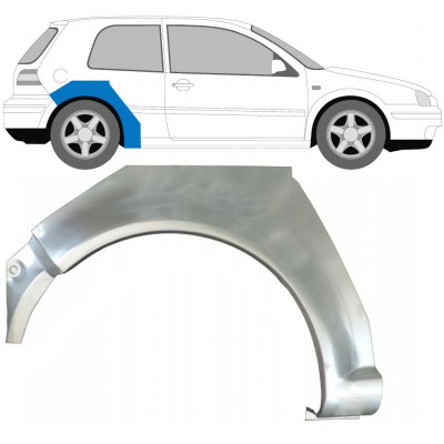 Takalokasuoja korjaussarja varten VW Golf 4 1997- / Oikea 6076