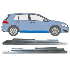 Kynnyspelti varten Volkswagen Golf 7 2012- / Vasen+Oikea / Sarja 9973
