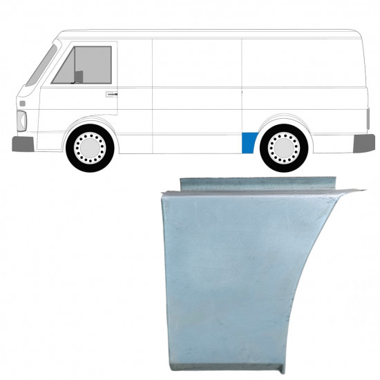 Takalokasuoja korjaussarja varten Volkswagen LT 1975-1996 / Vasen 7959