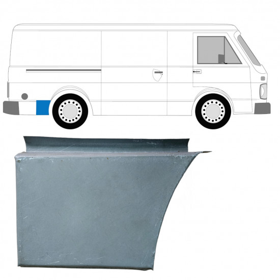 Takalokasuoja korjaussarja varten Volkswagen LT 1975-1996 / Oikea 7960