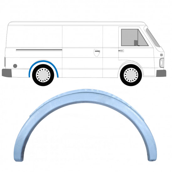 Takalokasuoja korjaussarja varten Volkswagen LT 1975-1996 / Vasen = Oikea (symmetrinen) 7962