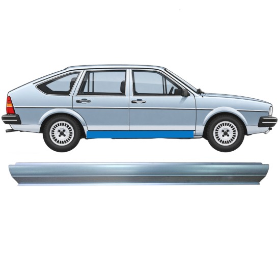 Kynnyspelti korjauspaneeli varten Volkswagen Passat B2 1980-1988 / Vasen = Oikea (symmetrinen) / COMBI / SEDAN / HATCHBACK 11261