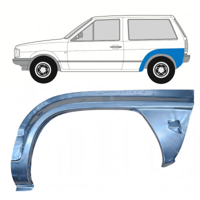 Takalokasuoja korjaussarja varten VW Polo 1981-1984 / Vasen 7117