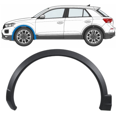 Lokasuojan muovikaaret varten Volkswagen T-Roc 2017- / Vasen 17028