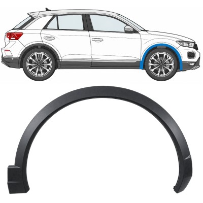 Lokasuojan muovikaaret varten Volkswagen T-Roc 2017- / Oikea 17027