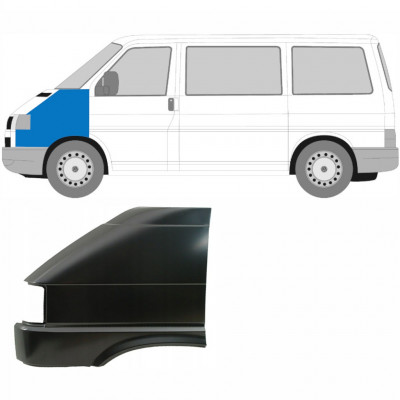 Etulokasuoja varten VW Transporter T4 1990-1996 / Vasen 7239