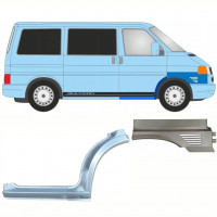 Kynnyksen, etulokasuojan ja etulokasuojan korjauspaneeli varten VW Transporter T4 Caravelle 1996- / Oikea / Sarja 10043