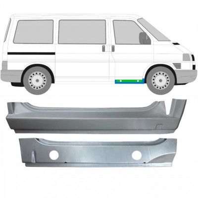 Sisäinen ja ulkoinen etukynnyksen korjauspaneeli varten VW Transporter T4 1990-2003 / Oikea / Sarja 9905