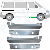 Sisäinen ja ulkoinen etukynnyksen korjauspaneeli varten VW Transporter T4 1990-2003 / Sarja 9907