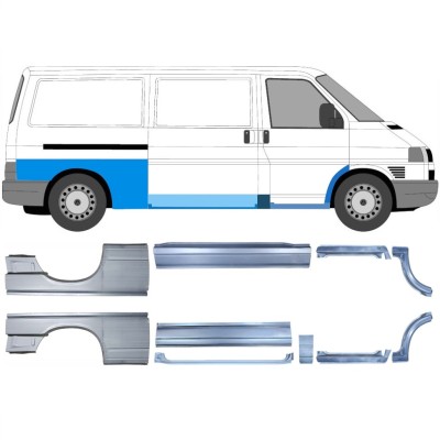 Korjauspaneeli aseta varten Volkswagen Transporter T4 1990-2003 / Vasen / Oikea / 14699