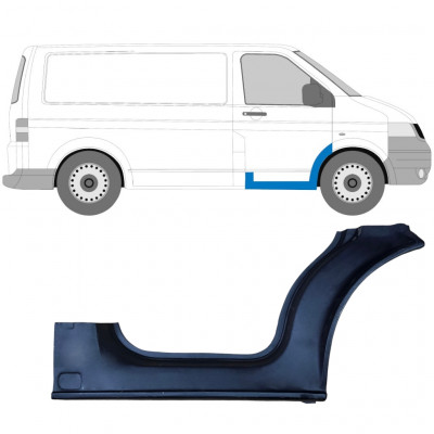 Helmapelti etuoven alle varten VW Transporter T5 2003-2015 / Oikea 7138