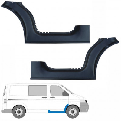 Helmapelti etuoven alle varten VW Transporter T5 2003-2015 / Vasen+Oikea / Sarja 9457