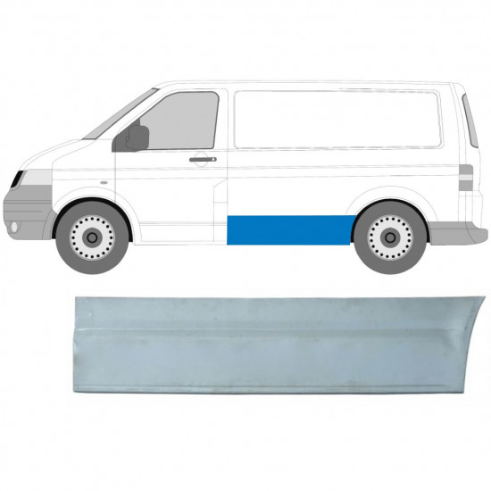 Sivuhelmapelti korjauspaneeli varten VW Transporter T5 2003-2015 / Vasen 5023