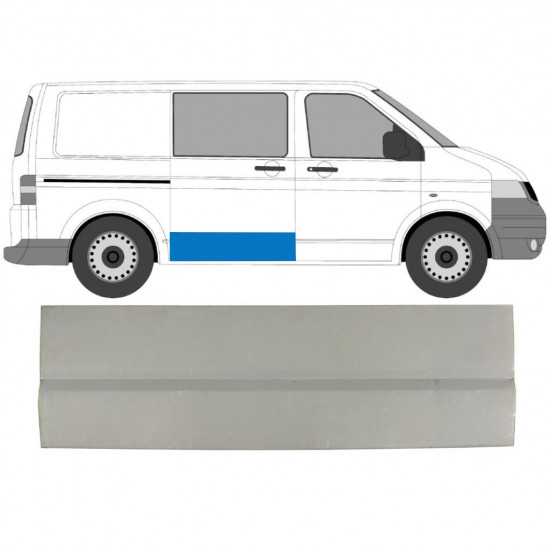 Liukuoven korjauspaneeli ulkoinen varten VW Transporter T5 2003-2015 / Oikea 7144