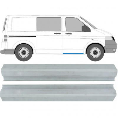 Helmapelti etuoven alle varten VW Transporter T5 2003-2015 / Vasen = Oikea (symmetrinen) / Sarja 9695