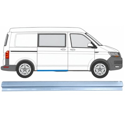 Sivuoven kynnysprofiili varten Volkswagen Transporter T6 2015-2024 / Oikea 17183
