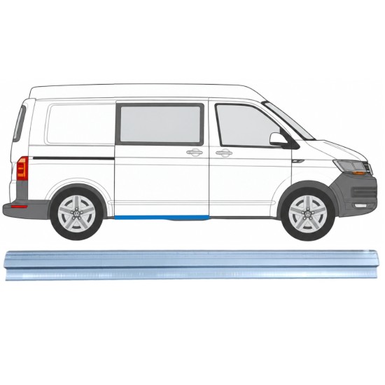 Sivuoven kynnysprofiili varten Volkswagen Transporter T6 2015-2024 / Oikea 17183