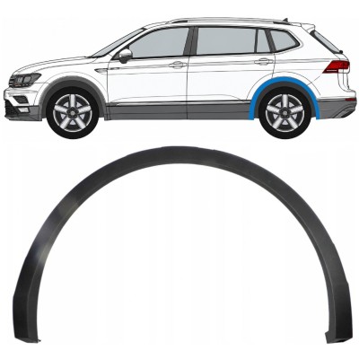 Takalokasuojan sivulista varten Volkswagen Tiguan 2016-2024 Allspace / Vasen 8194