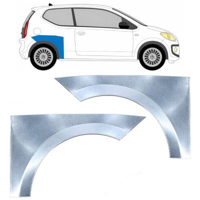 Takalokasuoja korjaussarja varten Volkswagen UP! 2011- / Vasen+Oikea / Sarja 17210