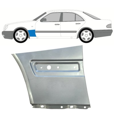 Etulokasuojan korjauspelti varten Mercedes E-Class W210 1995-2003 / Vasen 14702