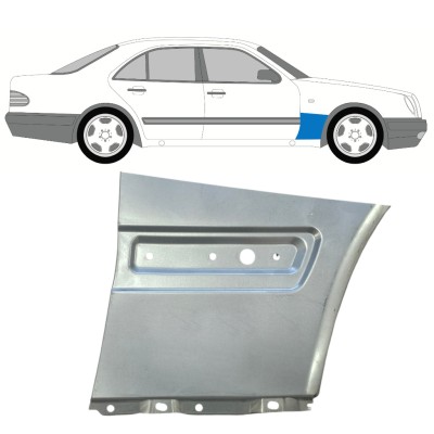 Etulokasuojan korjauspelti varten Mercedes E-Class W210 1995-2003 / Oikea 14701