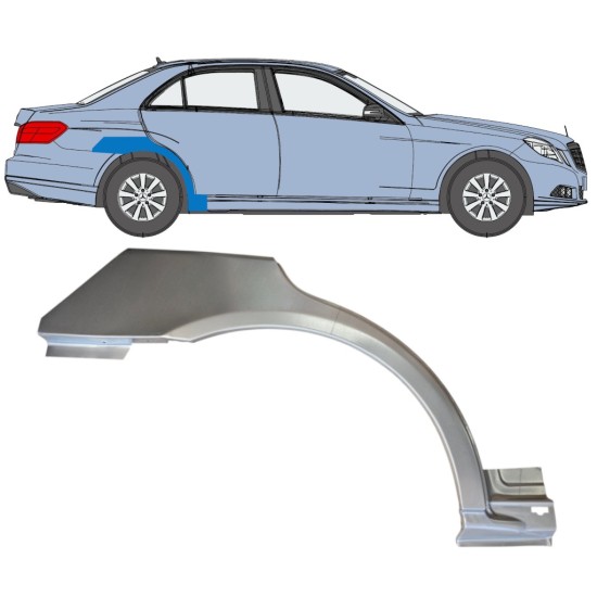 Takalokasuoja korjaussarja varten Mercedes-Benz E-Class W212 2009-2016 / Oikea 14865 Takalokasuoja korjaussarja varten Mercedes-Benz E-Class W212 2009-2016 / Oikea 14865