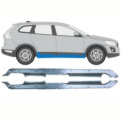 Kynnyspelti varten Volvo XC60 2008-2017 / Vasen+Oikea / Sarja 10345